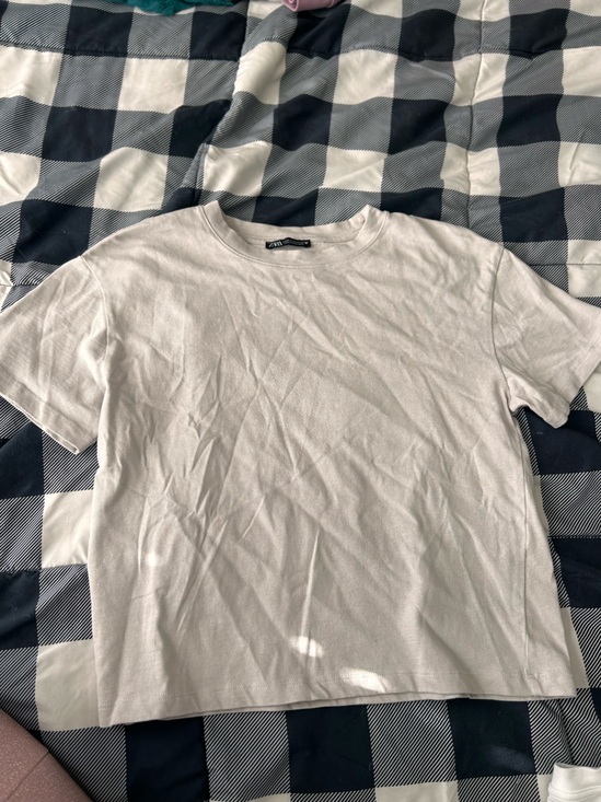 Zara Tops - Zara Gray Short-Sleeve Tee